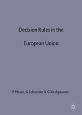 Cover: Decision Rules in the European Union - Palgrave Macmillan