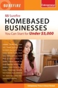 Cover: 55 Surefire Homebased Businesses You Can Start for Under $5000 - Entrepreneur Press