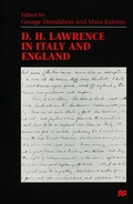Cover: D. H. Lawrence in Italy and England - Palgrave Macmillan