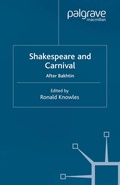 Cover: Shakespeare and Carnival - Palgrave Macmillan