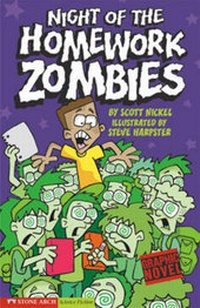 Enlarge image Cover: Night of the Homework Zombies - Stone Arch Books