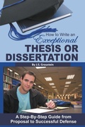 Cover: How to Write an Exceptional Thesis or Dissertation - Atlantic Publishing Co