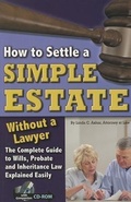 Cover: How to Settle a Simple Estate without a Lawyer - Atlantic Publishing Co