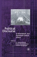 Cover: Political Discourse in Seventeenth- and Eighteenth-Century Ireland - Palgrave Macmillan