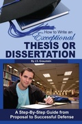 Cover: How to Write an Exceptional Thesis or Dissertation - Atlantic Publishing Group Inc.