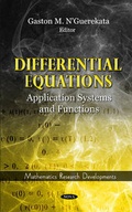 Cover: Differential Equations - Nova Science Publishers Inc