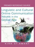 Cover: Linguistic and Cultural Online Communication - Information Science Reference