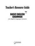 Cover: Basic English Grammar Book 2 Teacher's Resource Guide CD - Saddleback Educational Publishing, Inc.