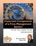 Cover: Important Components of a Time Management System - AudioInk Publishing