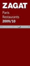 Cover: Paris Restaurants 2009-2010 - Zagat Survey