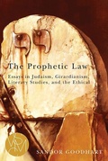 Cover: The Prophetic Law - Michigan State University Press