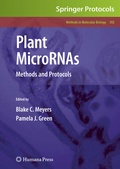 Cover: Plant MicroRNAs - Humana Press Inc.