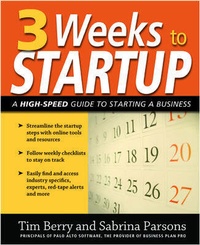 Enlarge image Cover: 3 Weeks to Startup - Entrepreneur Press