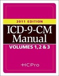 Cover: 2011 ICD-9-CM Manual Volumes 1, 2 and 3 - Hcpro Inc.