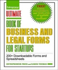 Cover: Ultimate Book of Legal and Startup Forms - Entrepreneur Press