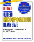 Cover: Ultimate Guide to in Incorporating Any State, Second Edition - Entrepreneur Press