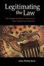 Cover: Legitimating the Law - Northern Illinois University Press