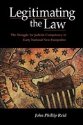 Cover: Legitimating the Law - Northern Illinois University Press