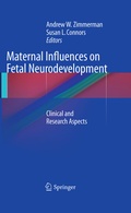 Cover: Maternal Influences on Fetal Neurodevelopment - Springer
