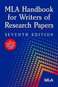 Cover: MLA Handbook for Writers of Research Papers - Modern Language Association of America