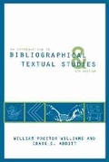 Cover: An Introduction to Bibliographical and Textual Studies - Modern Language Association of America
