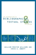 Cover: An Introduction to Bibliographical and Textual Studies - Modern Language Association of America