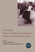 Cover: Teaching Italian American Literature, Film, and Popular Culture - Modern Language Association of America
