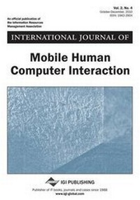 Enlarge image Cover: International Journal of Mobile Human Computer Interaction - IGI Publishing