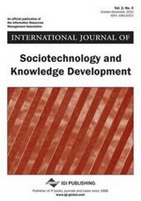 Enlarge image Cover: International Journal of Sociotechnology and Knowledge Development - IGI Publishing