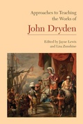 Cover: Approaches to Teaching the Works of John Dryden - Modern Language Association of America