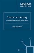 Cover: Freedom and Security - Palgrave Macmillan