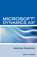 Cover: Microsoft (R) Dynamics Ax (R) Interview Questions - Equity Press