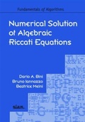 Cover: Numerical Solution of Algebraic Riccati Equations - Society for Industrial & Applied Mathematics,U.S.