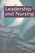 Cover: Leadership and Nursing - Red Globe Press