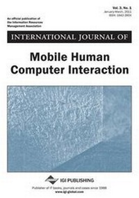 Enlarge image Cover: International Journal of Mobile Human Computer Interaction - IGI Publishing