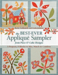 Enlarge image Cover: The Best Ever Applique Sampler from Piece O' Cake Designs - C & T Publishing