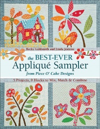 Enlarge image Cover: The Best Ever Appliqué Sampler from Piece O'Cake Designs - C&T Publishing