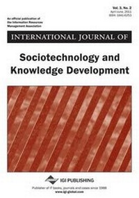 Enlarge image Cover: International Journal of Sociotechnology and Knowledge Development - IGI Publishing