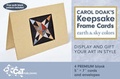 Cover: Carol Doak's Keepsake Frame Cards: Earth & Sky Colors - C&T Publishing