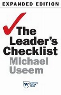 Enlarge image Cover: The Leader's Checklist, Expanded Edition - Wharton Digital Press
