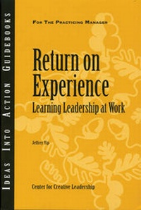 Enlarge image Cover: Return on Experience - Centre for Creative Leadership