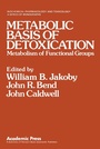 Cover: Metabolic Basis of Detoxication - Academic Press