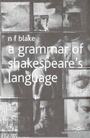 Cover: A Grammar of Shakespeare's Language - Palgrave Macmillan