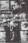Cover: A Grammar of Shakespeare's Language - Red Globe Press