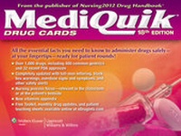 Abbildung von: MediQuik Drug Cards - Lippincott Williams and Wilkins