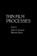Cover: Thin Film Processes - Academic Press