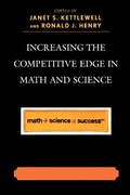 Cover: Increasing the Competitive Edge in Math and Science - Rowman & Littlefield Education