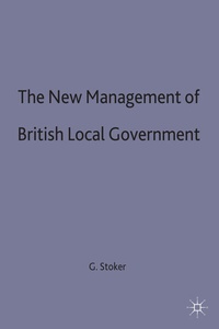 Enlarge image Cover: The New Management of British Local Governance - Red Globe Press