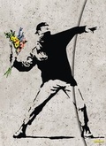Cover: Banksy "Flower Bomber" - teNeues Publishing Company