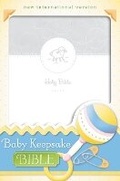 Cover: NIV, Baby Keepsake Bible, Leathersoft, White - Zonderkidz